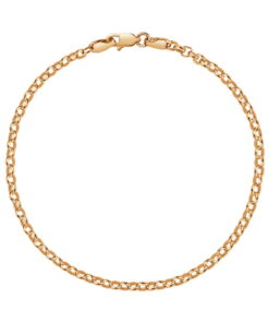 Złota bransoletka klasyczna w żółtym złocie próby 375