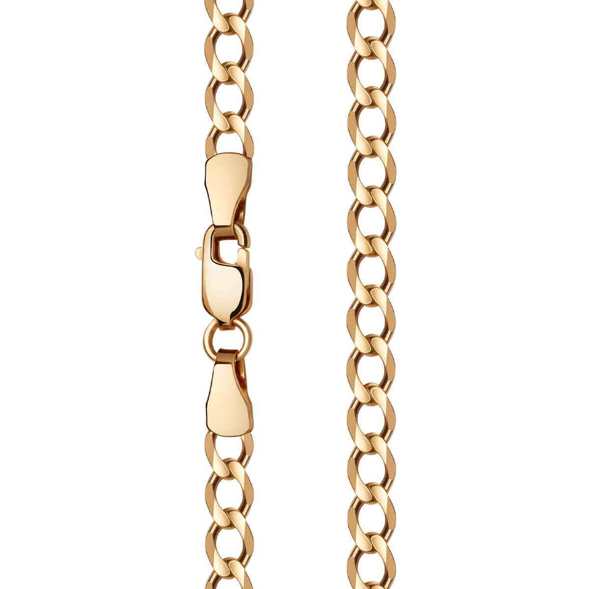 Złoty łańcuszek 585 pancerka pełna 55cm | LZX4246