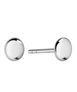 Kolczyki owalne basic 5mm | srebro 925