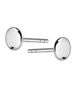 Alternatywny widok Kolczyki owalne basic 5mm | srebro 925